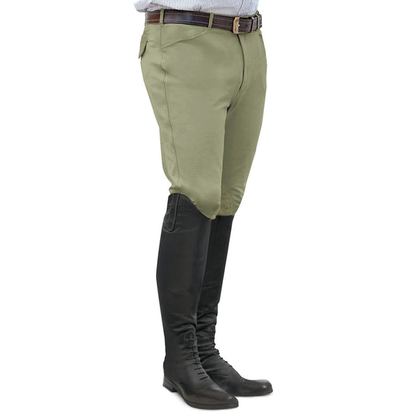 Ovation Euroweave Knee Patch Tan Mens Breeches